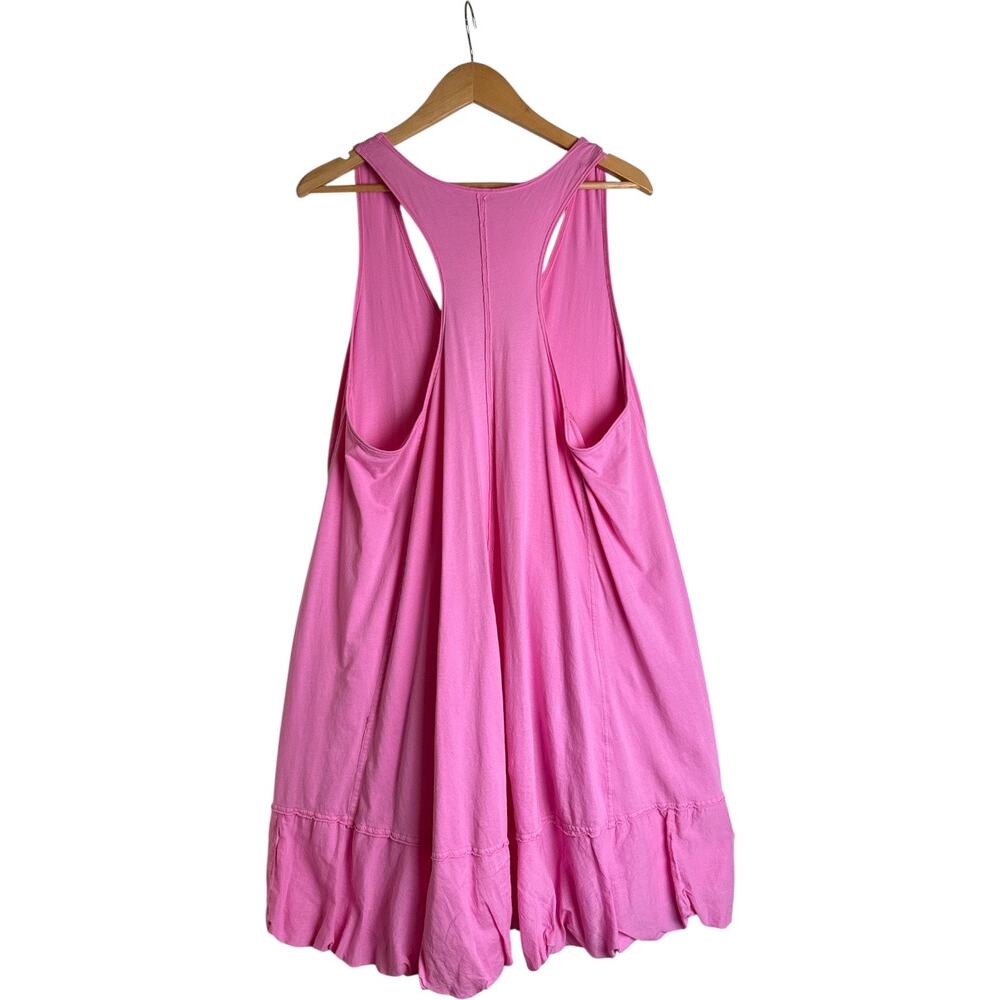 Daily Practice By Anthropology Bubble Hem Mini Dress Pink Women's Size XL - Picture 5 of 7
